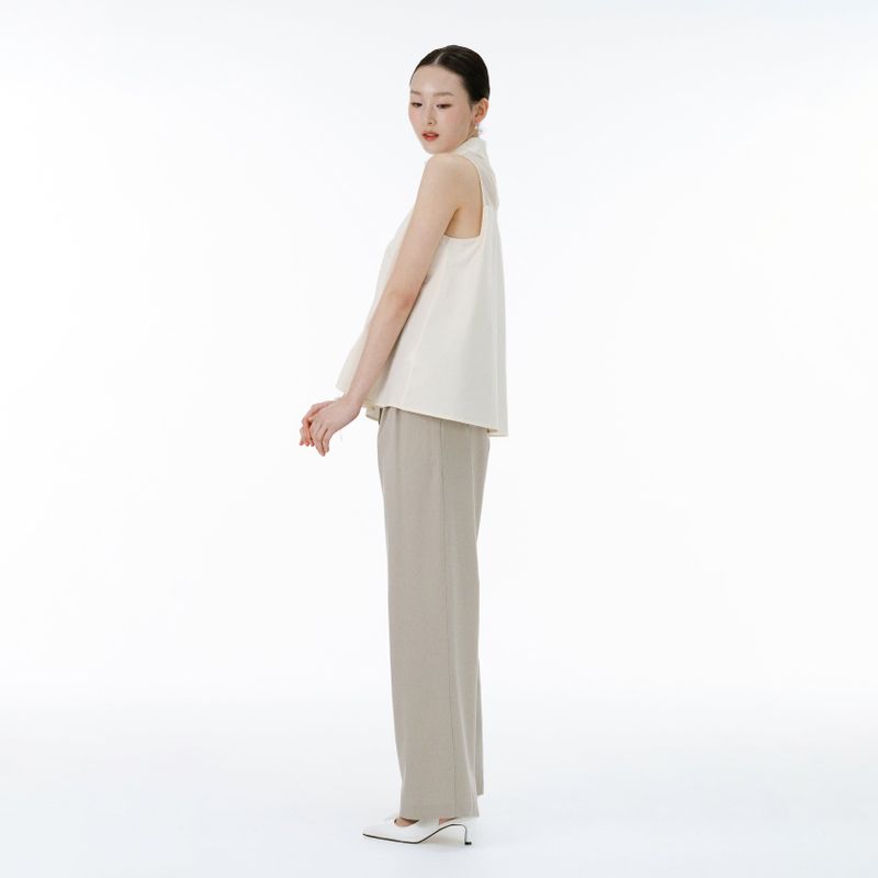 Soil stripe pants (beige)