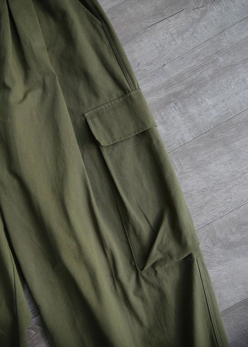 NA 3D CARGO COTTON PANTS