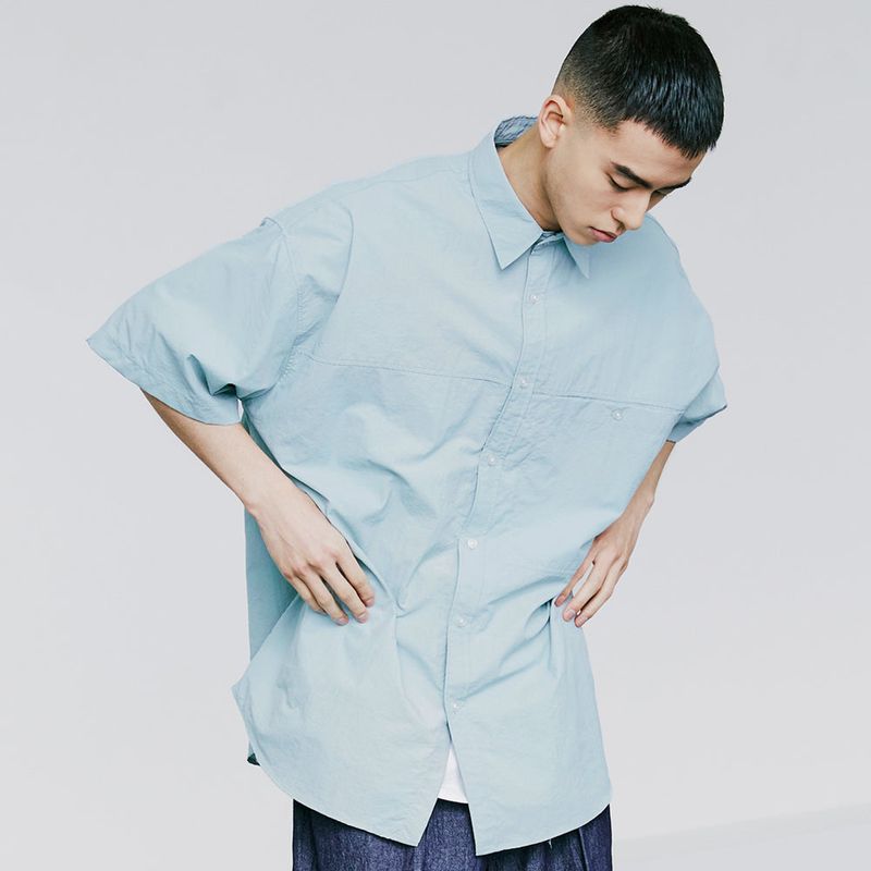 NYLON LAUNDRY SHIRT BLUE