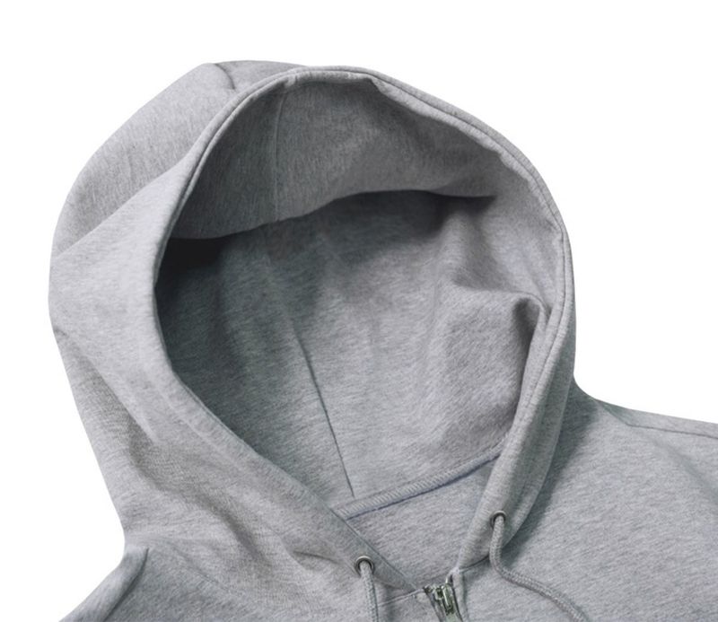 Two way hood zip up