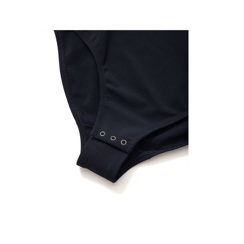Unbalance Short-Sleeve Bodysuit(Black)