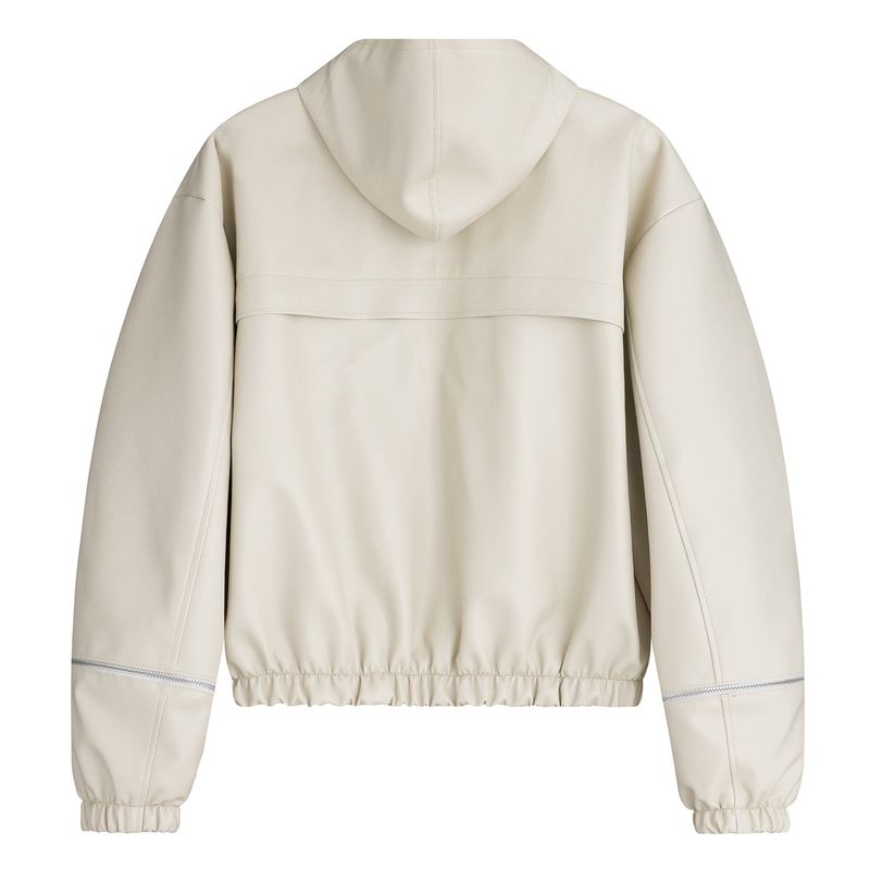 Leather Wind Block (Cream)