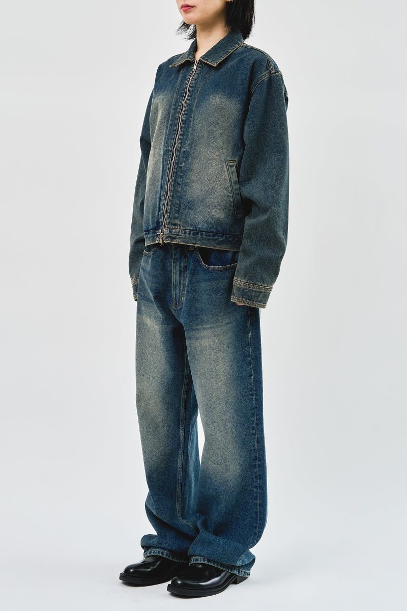 Norten Washed Denim Jacket_Blue