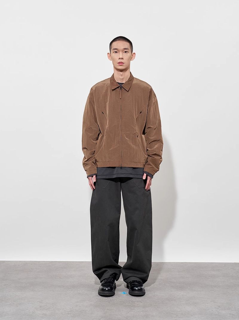 FMACM Dark Stripe Stiff Workwear Machete Pants
