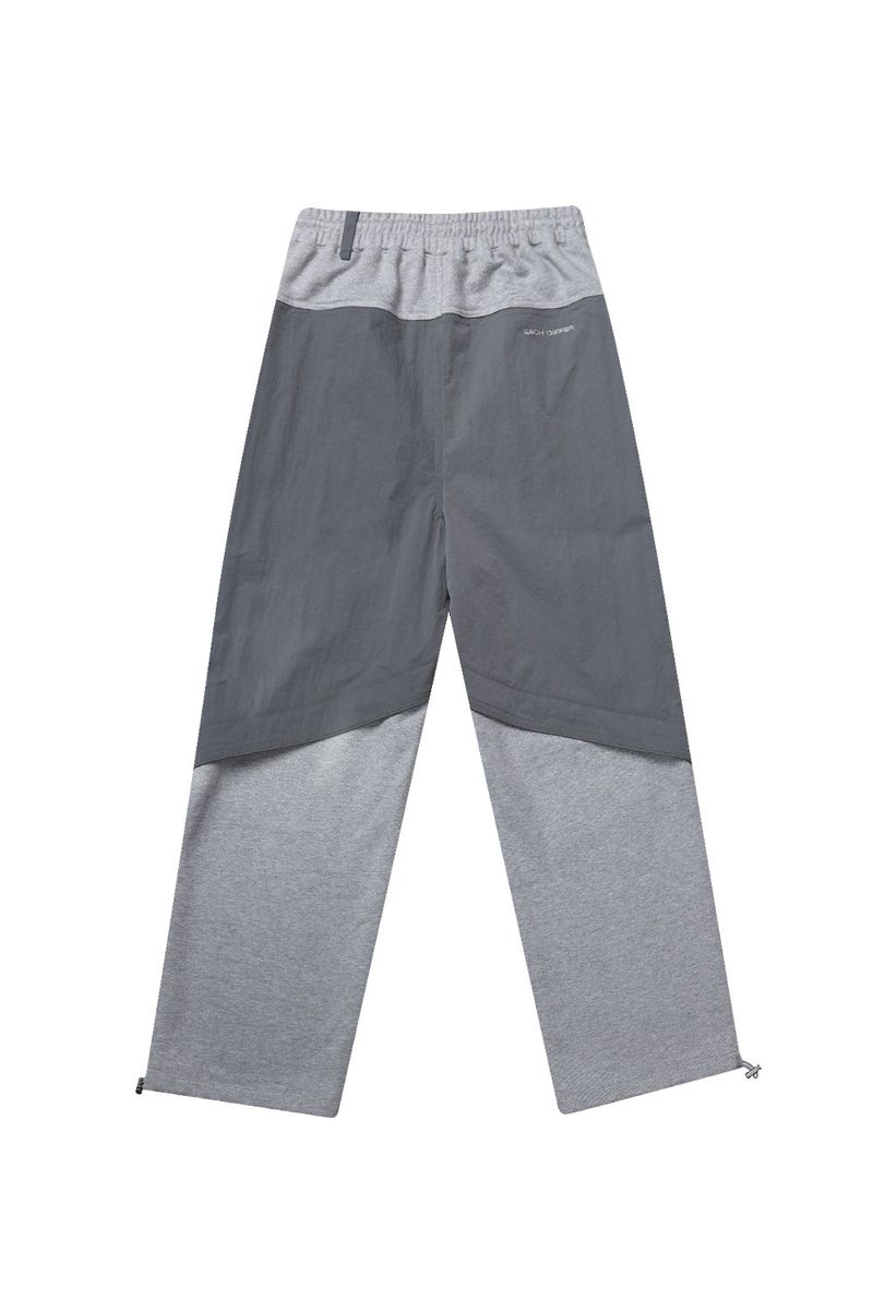 PIPPING MIX PANTS_GRAY