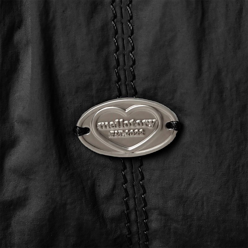WAY WASHED PADDING BAG (BLACK)
