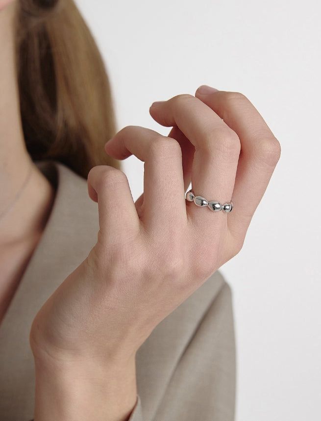 26SS★ Ice Cushion Silver (W) Ring L