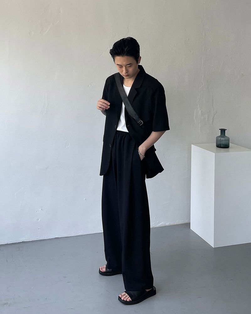 OW Two Button Short-Sleeved Jacket (Set - Up