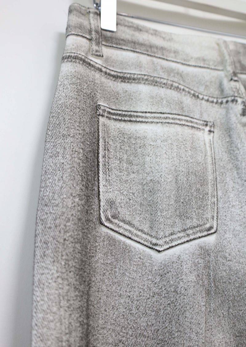 Black Spray Coated Jeans