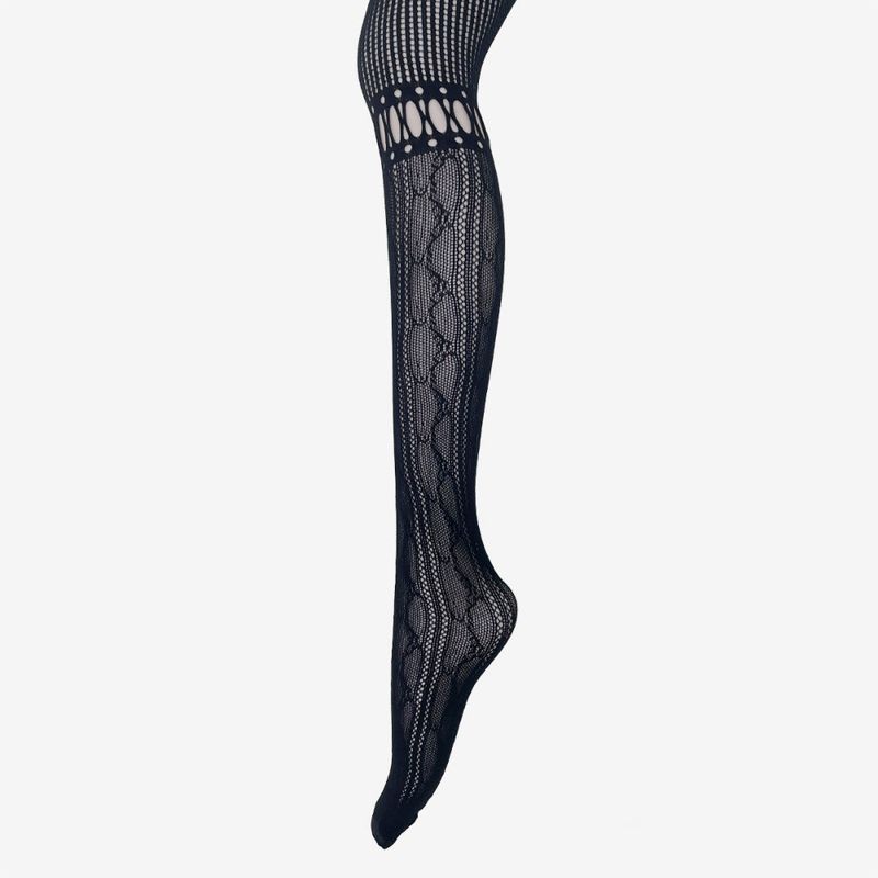 Unaine Garterbelt Uneven Stockings