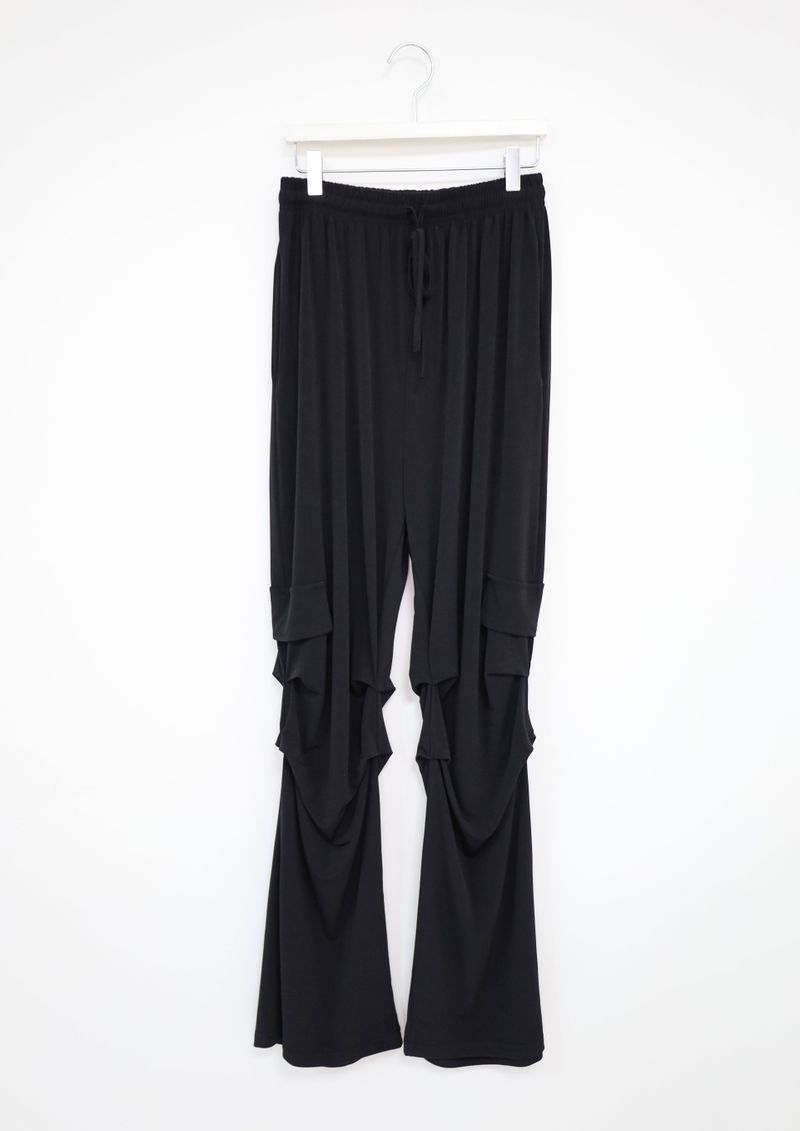 bottom shirring jogger pants