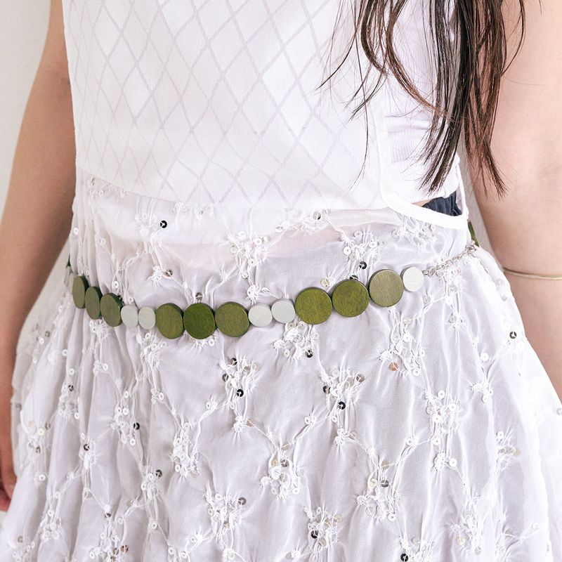 OOoo belt - khaki/grey