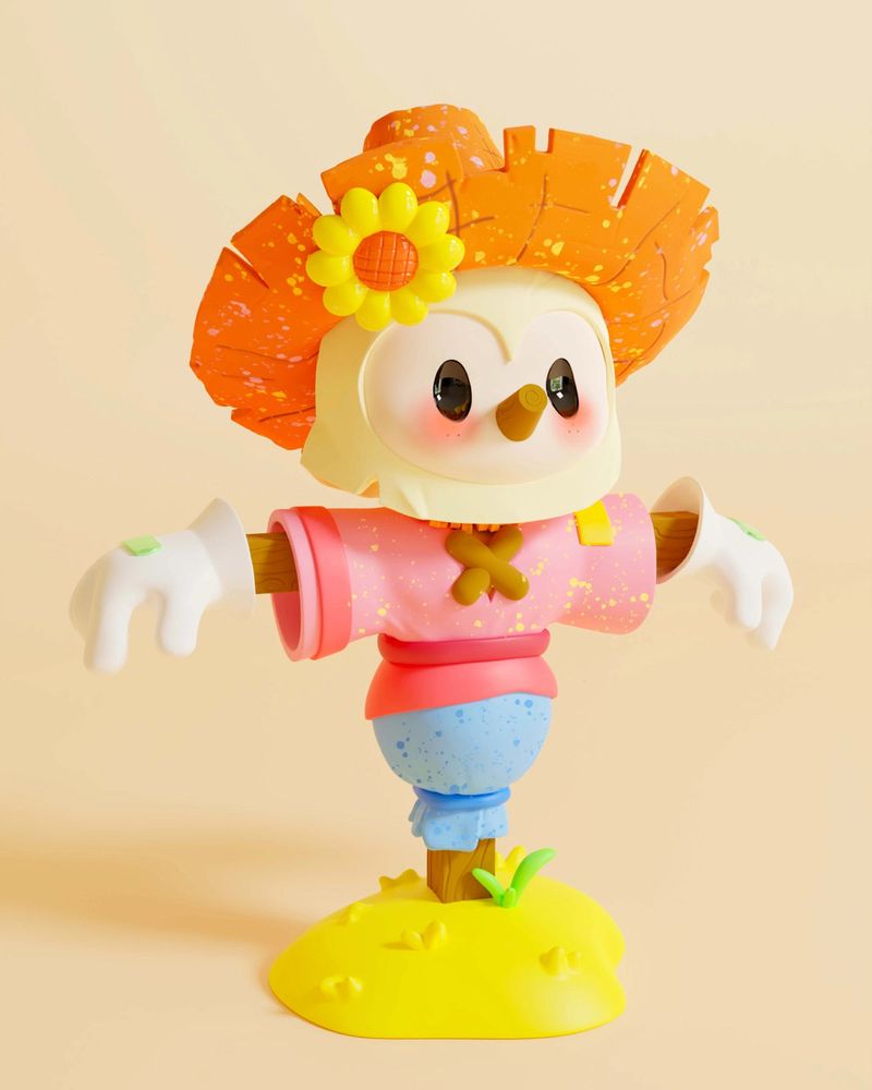 MEEGO STUDIO(ミーゴスタジオ)の「MEEGO-Scarecrow(Toys/Key Holders)」
