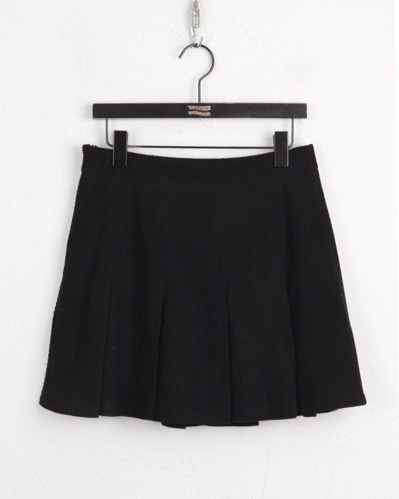 Belan golden pleated mini skirt