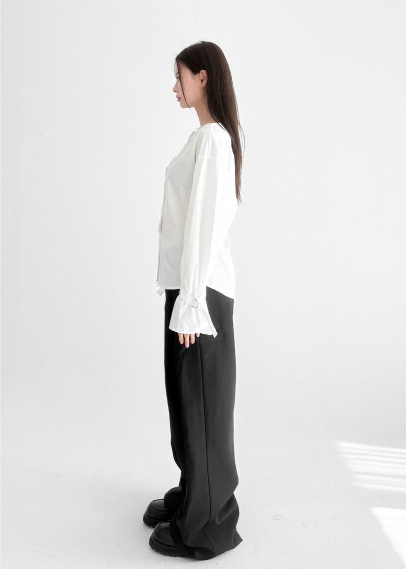  BOATNECK BELT BLOUSE