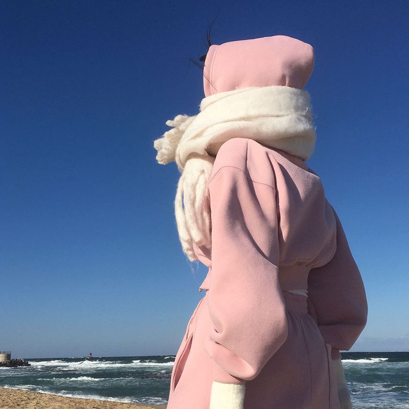 [BELLIDE MADE] Hit item wool napping two-way set