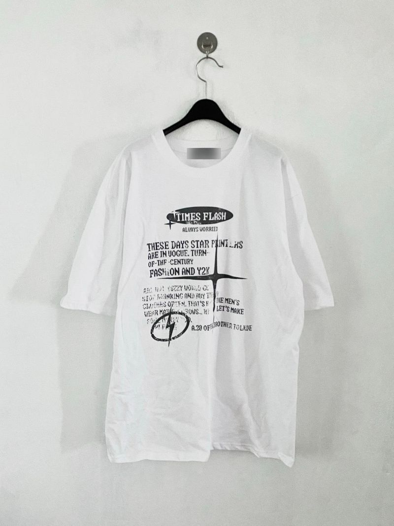 Times printing short sleeve T 2C