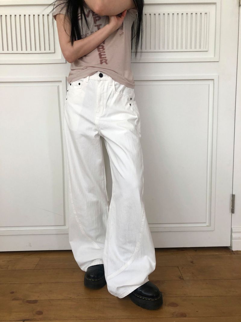 WONDER WONDER（ワンダーワンダー）の「ウィンキーコットンワイドパンツ（パンツ）」