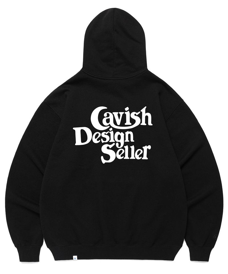 SELLER LOGO ZIP UP HOODIE BLACK(CV2EFUM480A)