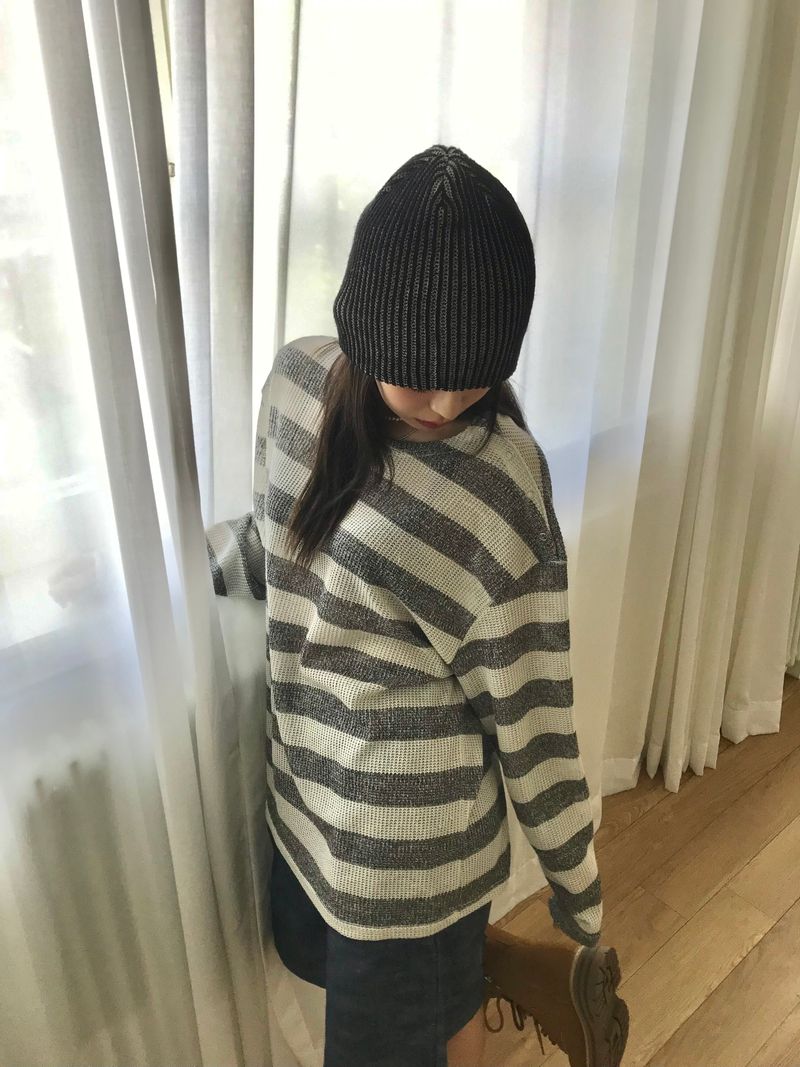 Dot stripe T