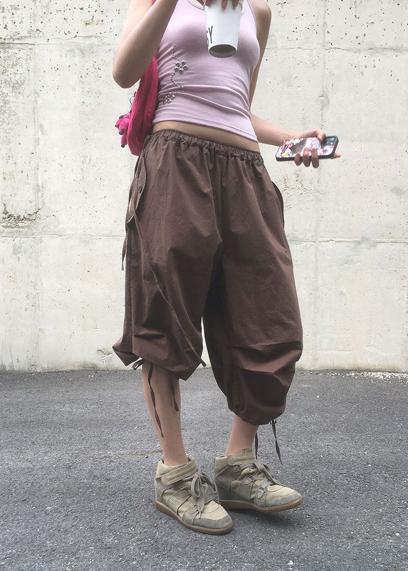 CARGO STRING BERMUDA PANTS (6color)