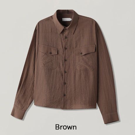 Hayden Flap Pocket Crop Shirt