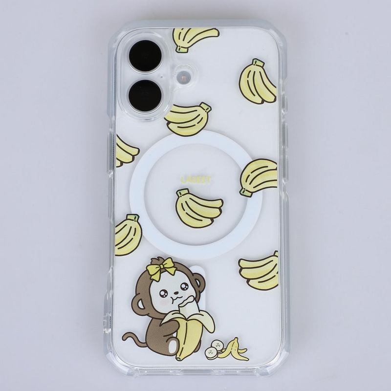 LAZEST（ラゼスト）の「[MADE]ツライ バナナ マグセーフ クリア iPhone ケース（スマホグッズ/小物）」