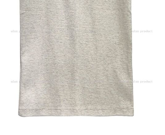 Teak stud cut ribbed sleeveless