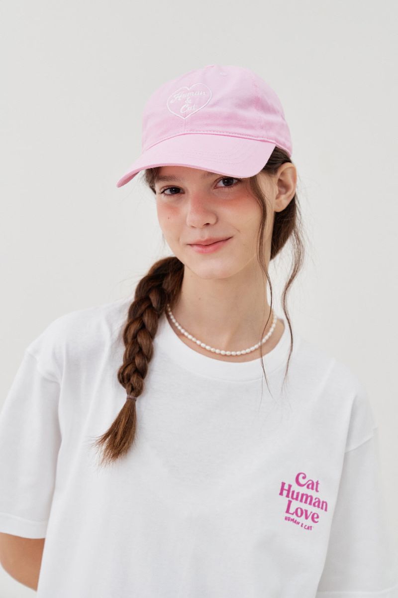 HEART BALL CAP_PINK