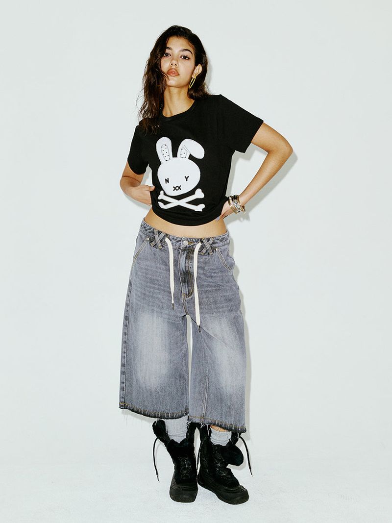BUNNY TEE BLACK