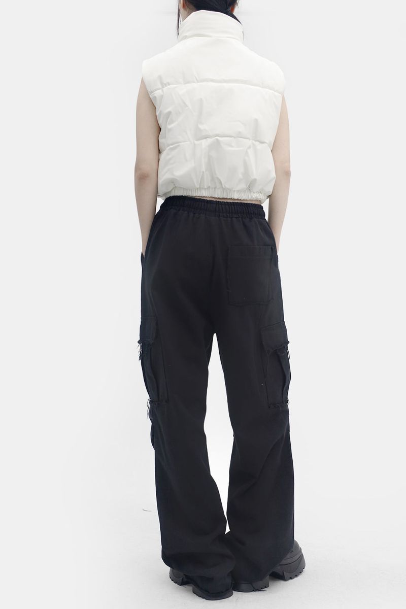 Linian Leather Padded Vest