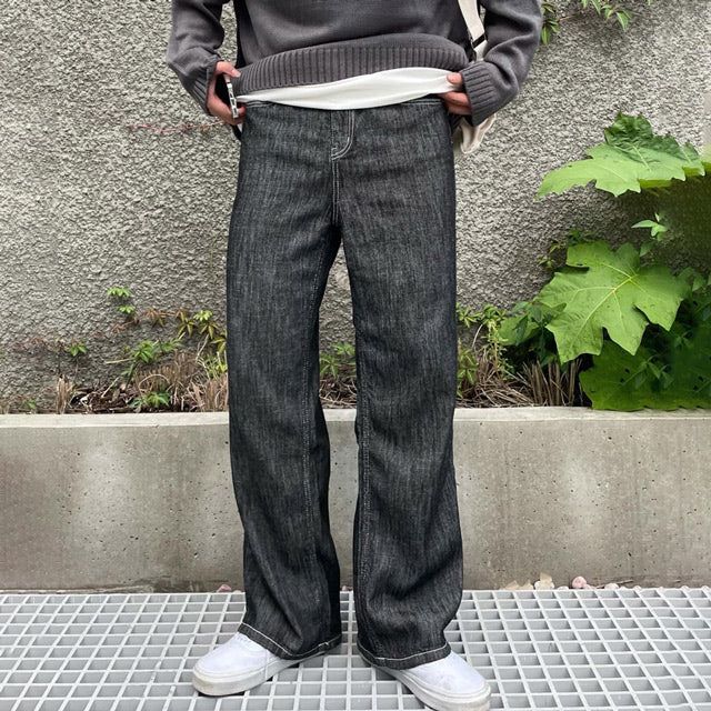 NEVERDOWHY（ネバードゥワイ）の「WOLF LINEN DENIM PANTS(XS~L)（Pants）」