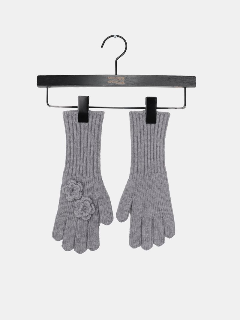 Kai Flower Pendant Finger-Hole Gloves