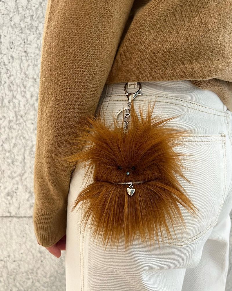 VIVICHO VIVIMON BROWN KEYRING