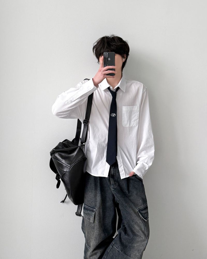 Even Pocket Crop Shirt