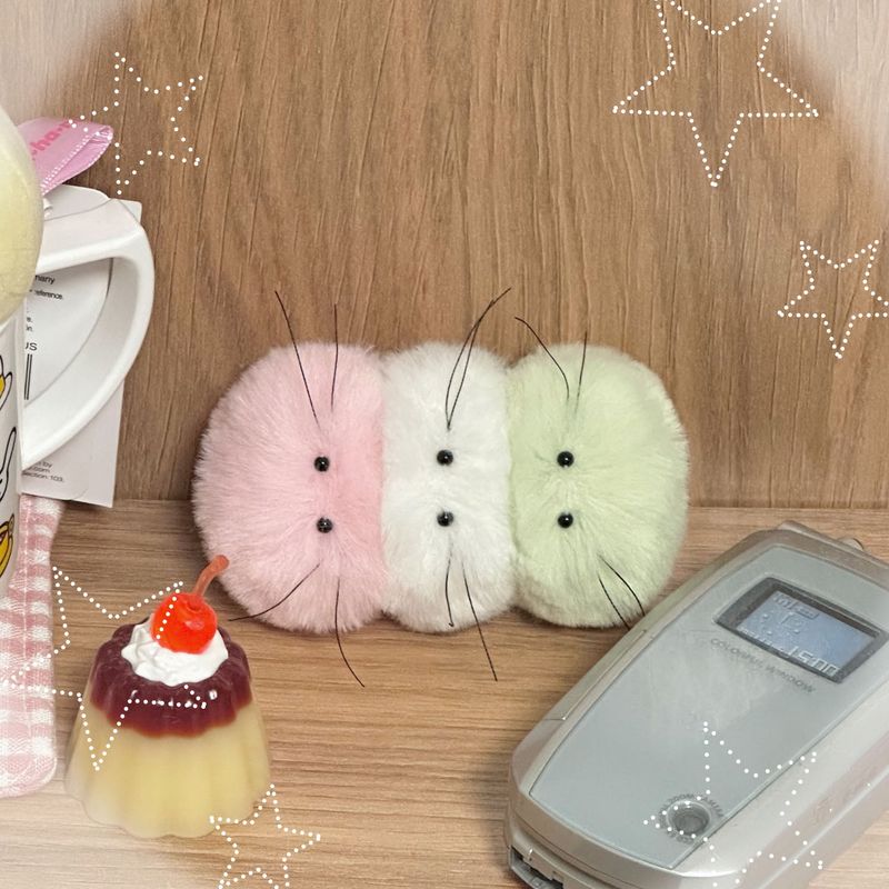 【MADE】 Three Dango Nyan Keyring