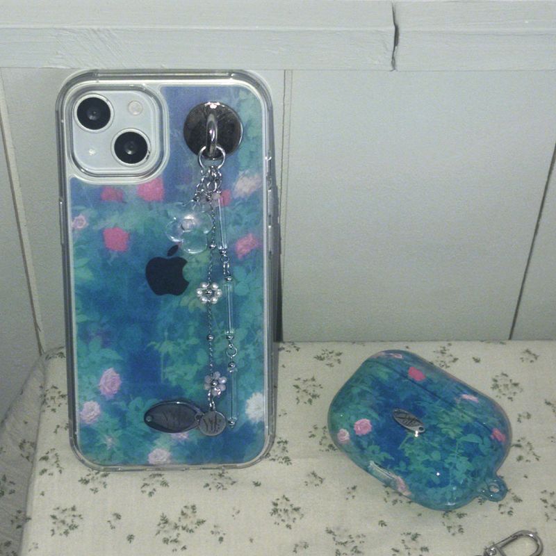 [MADE] vintage flower airpods case (dawn)