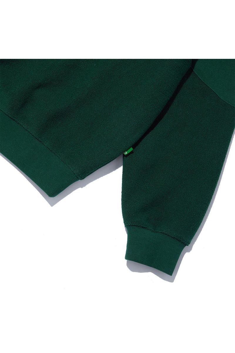Reverse Bear Patch Crewneck_Green