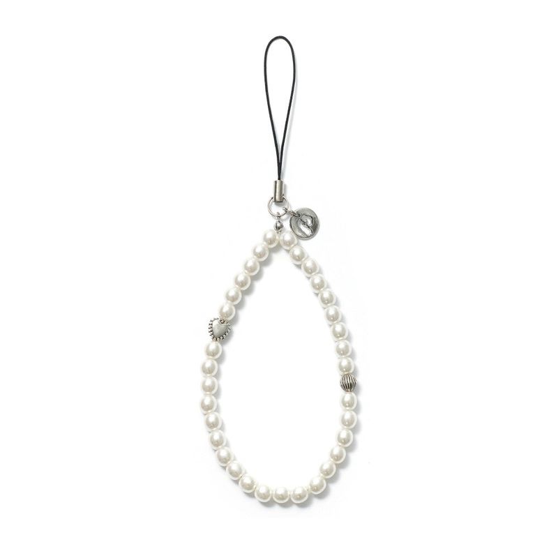 PHONO PHONO(フォノフォノ)の「MINI LOVE PEARL PHONE STRAP KEY RING(Smartphone Accessories)」