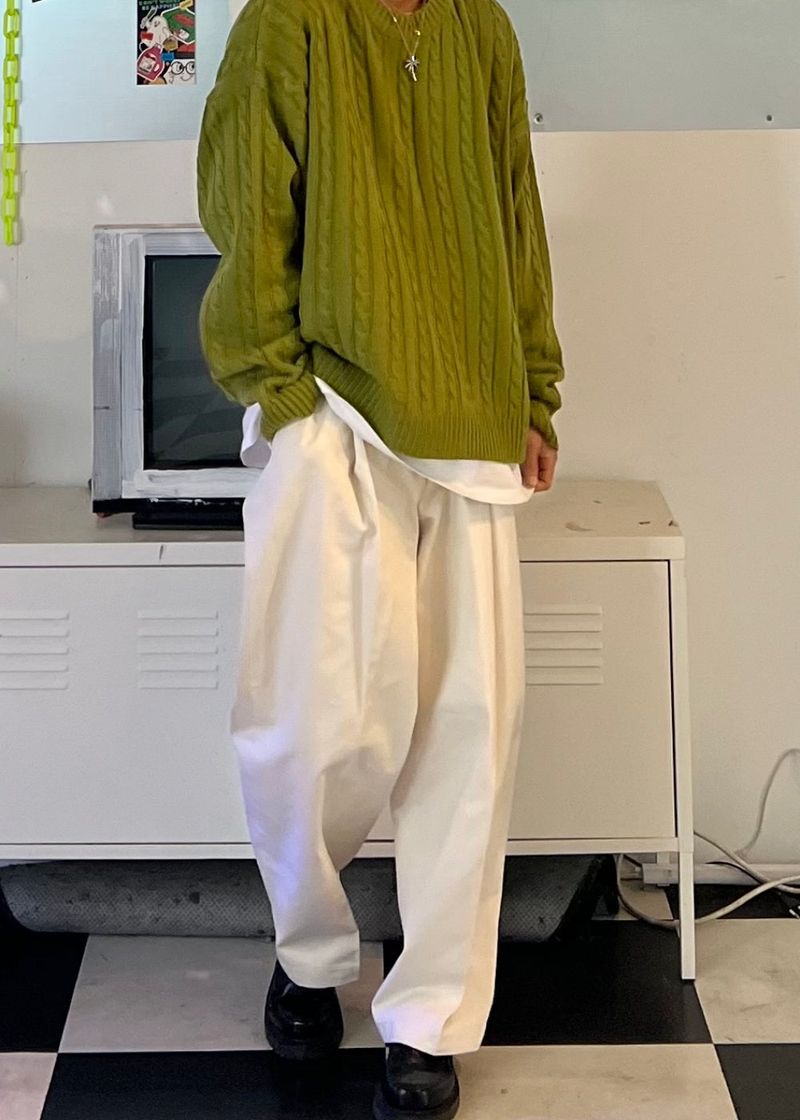 Ember One-Tuck Semi-Banded Pants 6COLOR