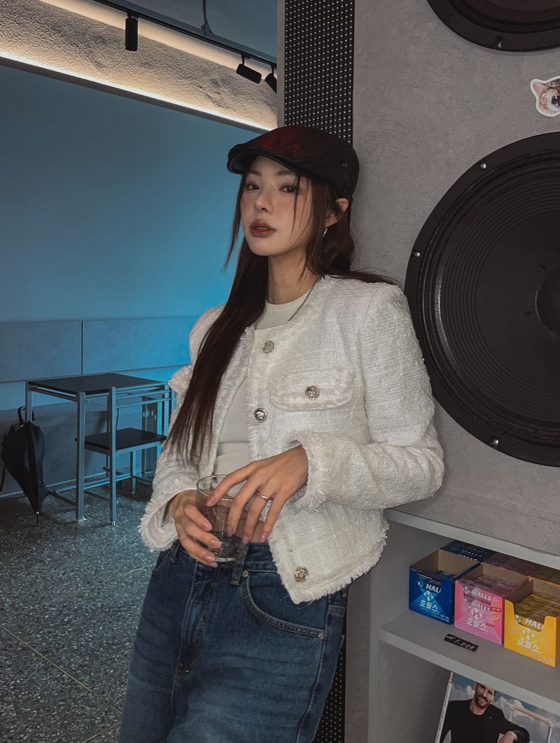 [PREMIUM/MADE] Jennie Classic Tweed Jacket