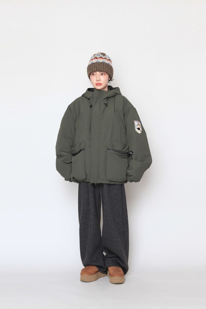 Mountain Patch Hooded Padding