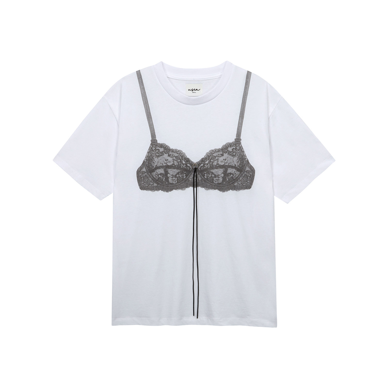 ノーブラTシャツ