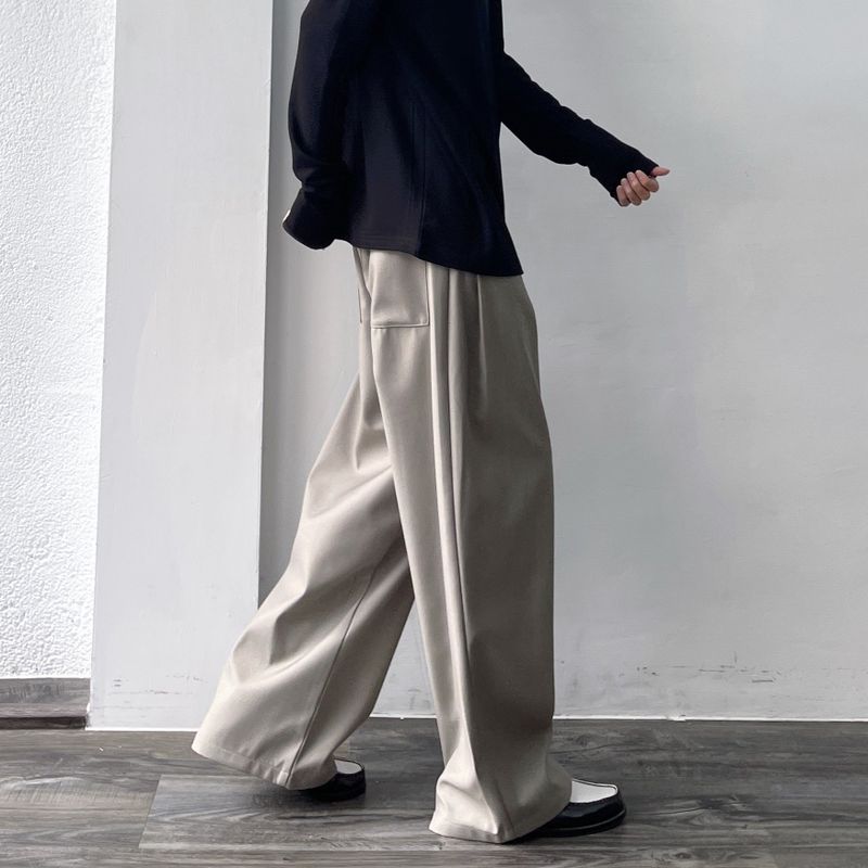 Draped Silhouette Trousers
