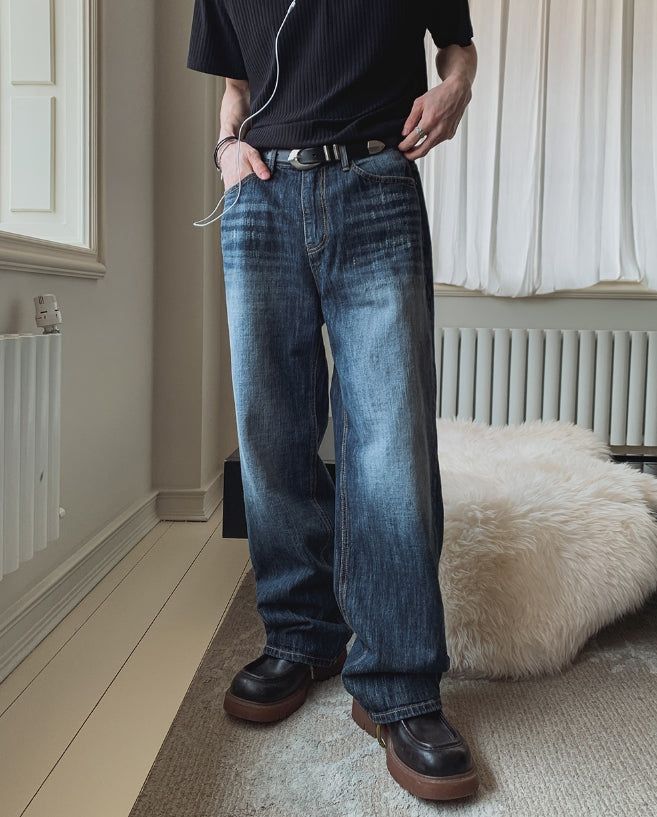 Rita Vintage Straight Denim Pants