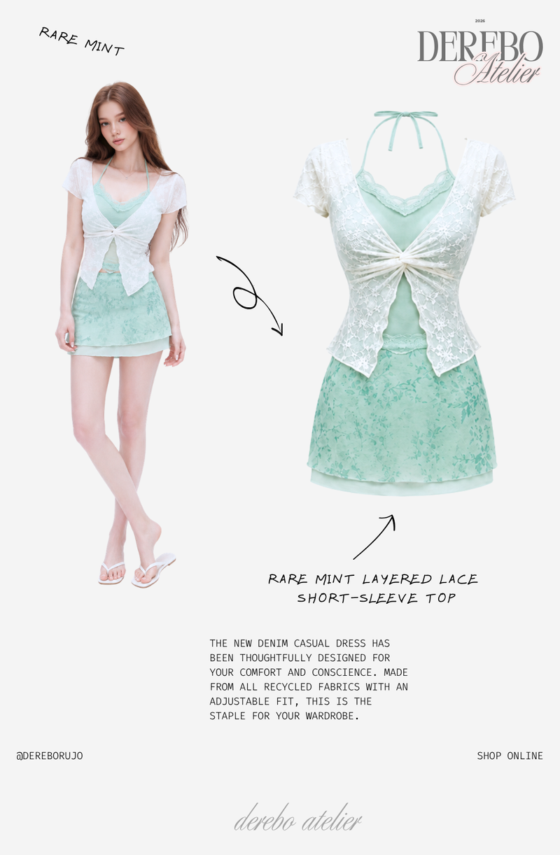 Rare mint shirring skirt