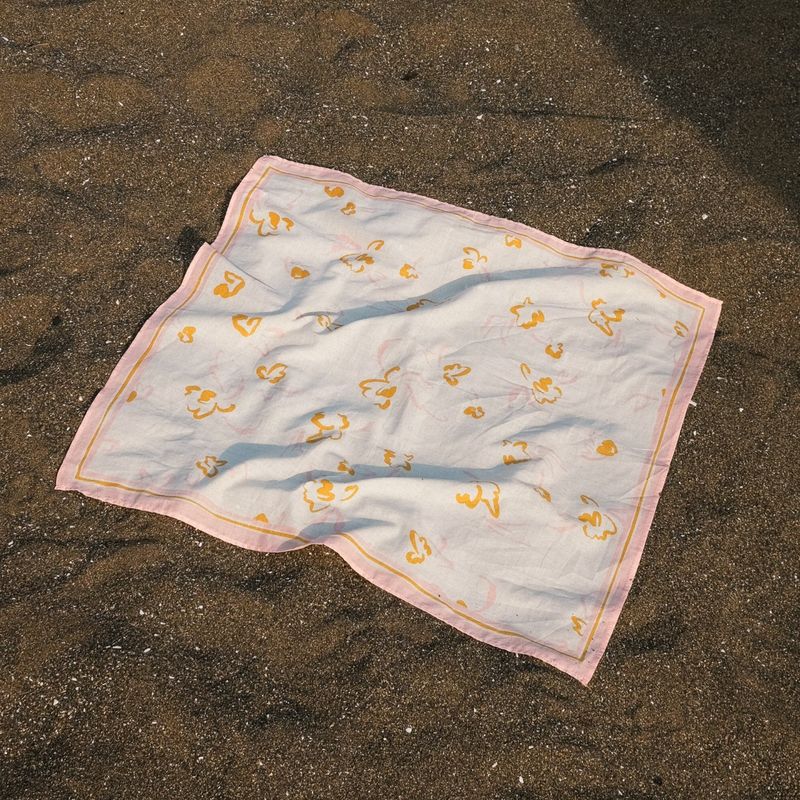 [Organic Scarf] Genista - Pink