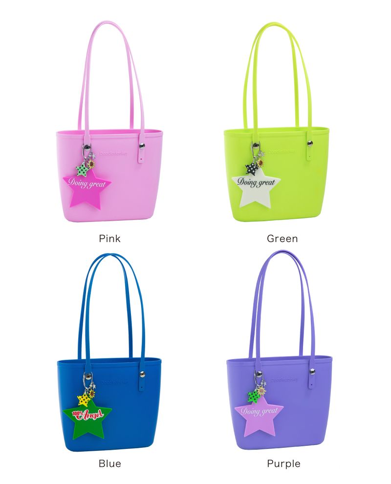 Waterproof Tote Bag Purple