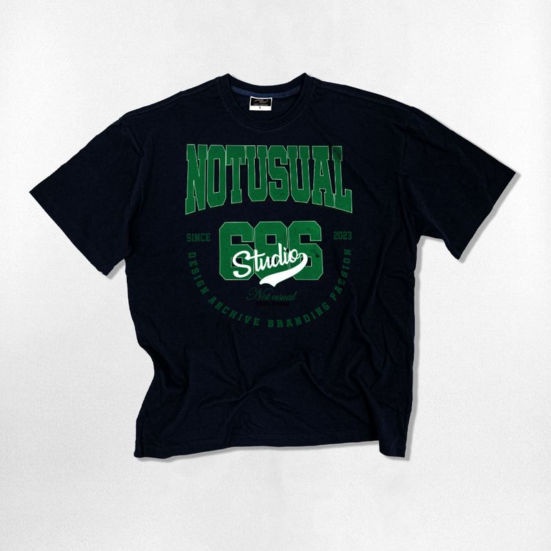 Green Studio Over-fit T-Shirts - 4COLOR
