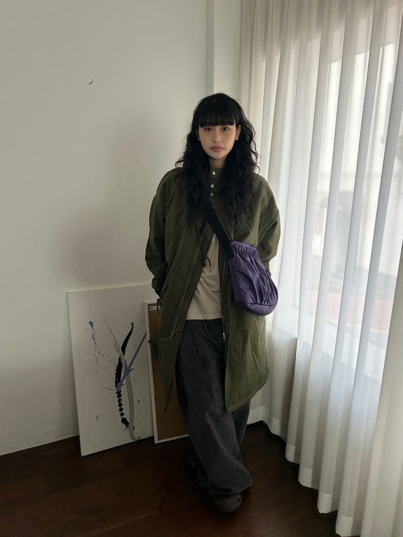 (2color) padding dot bag